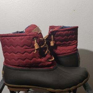 Women's Size 9.5 Quilted Sperry Ankle Boots